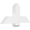 Ekena Millwork Eugene Architectural Grade PVC Gable Bracket, 36"W x 18"H x 4"D x 6"F, 12/12 Pitch GBP036X18X0406EUG00 - alternate 1
